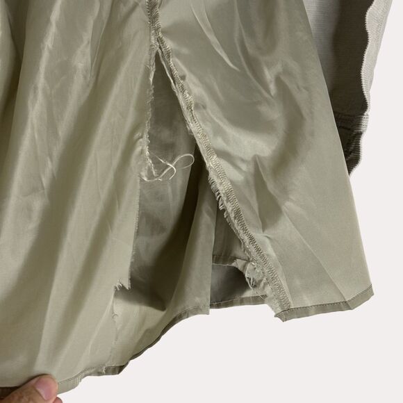 Boden Corduroy Skirt A Line Rough Edge Tan 12 L bv - Picture 9 of 9